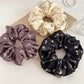 Gifty - Floral Mesh Ruffle Fabric Scrunchie