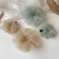 Gifty - Polyester Mesh Plaid Gathered Scrunchie