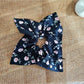 Gifty - Floral Print Square Scarf Style Scrunchie