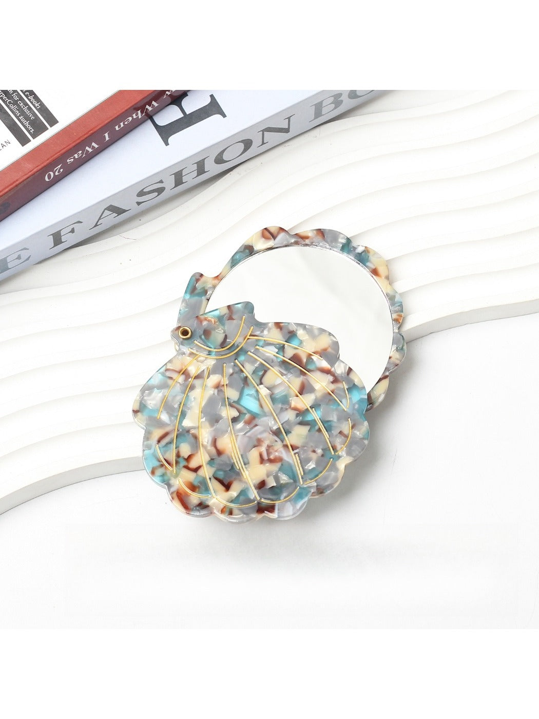 Mirroray - Seashell-shaped Acetate Mirror