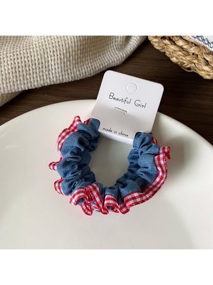 Gifty - 2 Pack Lace Trim Scrunchie