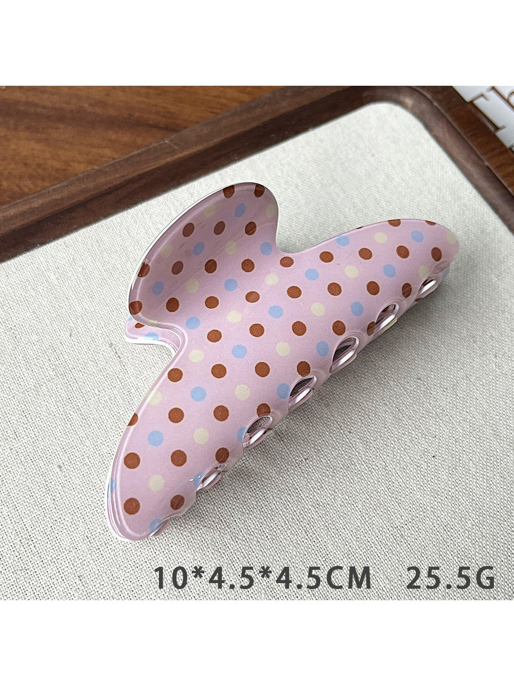 Beau - Modern Minimalist Polka Dot Hair Claw Clip