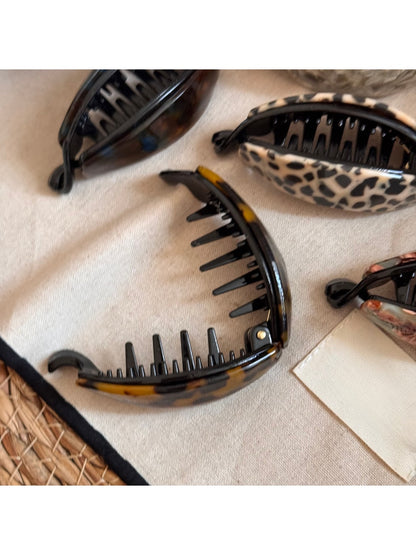 Beau - Irregular Acetate Fiber Banana Clip