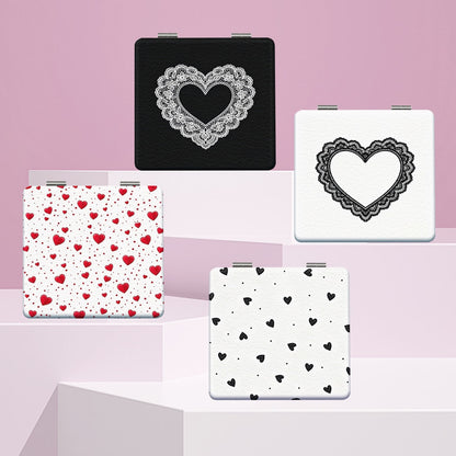 Mirroray - Foldable PU Leather Glass Makeup Mirror