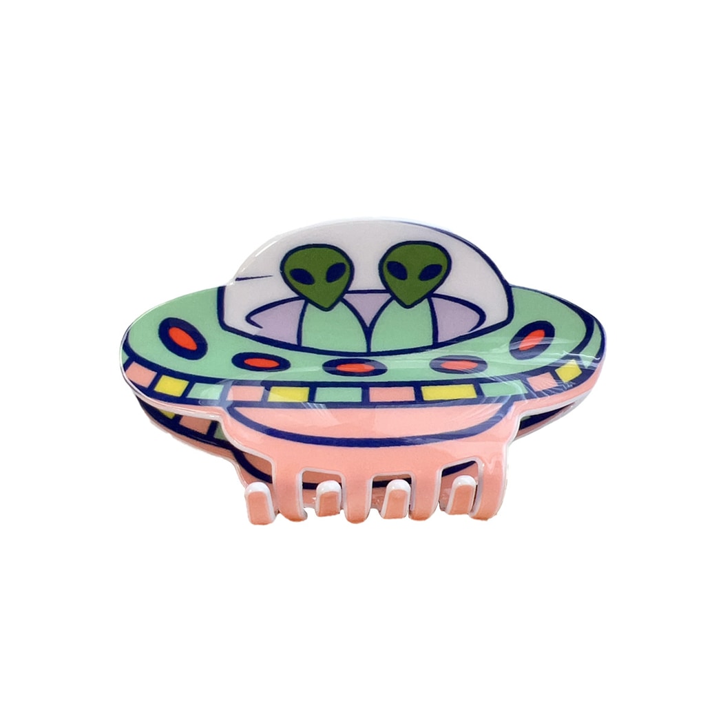 Beau - Funny Cartoon Spaceship Claw Clip