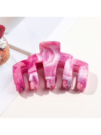 Beau - Geometric Marbled PS Alloy Hair Claw Clip