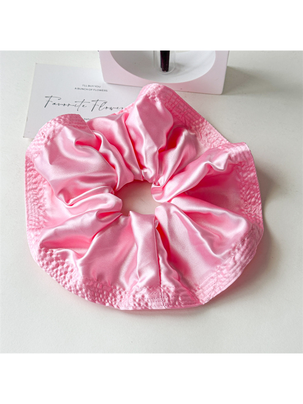 Gifty - Simple Solid Color Satin Style Scrunchie