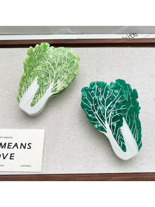 Beau - Cabbage Shaped Acetate Hair Clips