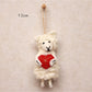 Fletery - Cute Sheep Hanging Ornament 3D Plush Doll