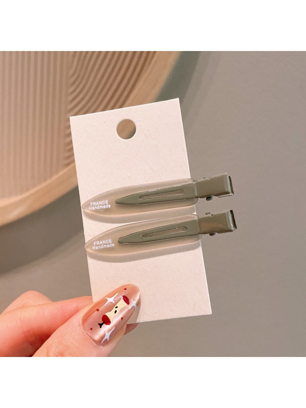 Beau - Minimalist Geometric Side Bangs Hair Clip