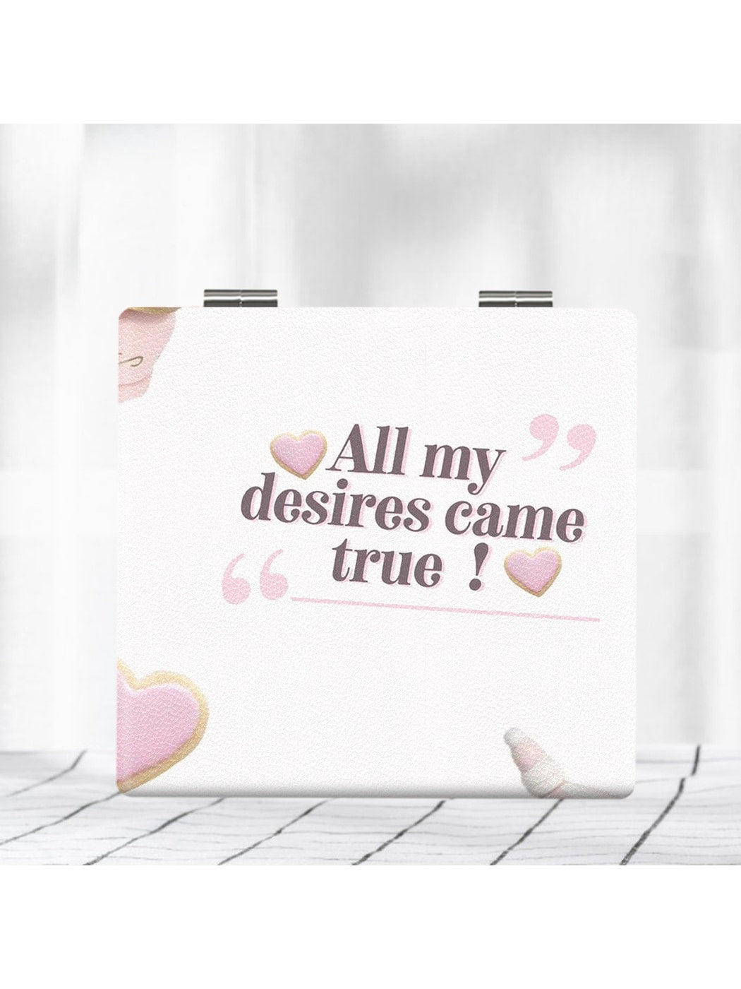 Mirroray - Portable PU Case Folding Makeup Mirror