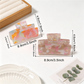 Beau - Iridescent Textured Square Claw Hair Clip