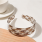 Gifty - Wide Printed Houndstooth Texture Headband
