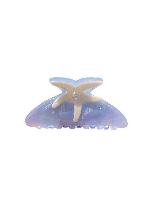 Beau - Glossy Ocean Style Sea Star Claw Clip