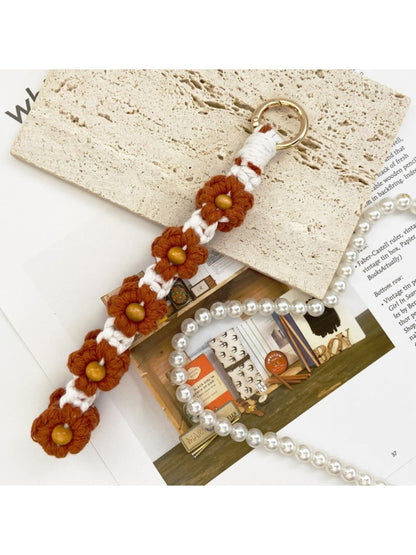 Keypus - Crochet Daisy Flower Keychain