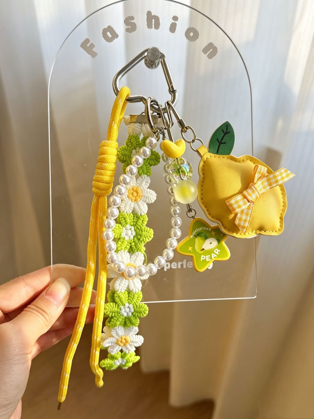 Keypus - Cute Fruit Pattern Bag Pendant Keychain