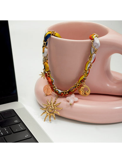Earedge - Bohemian Sun Pendant Necklace