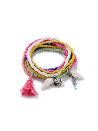Lovra Ocean Style bracelet styled with casual outfit on wrist