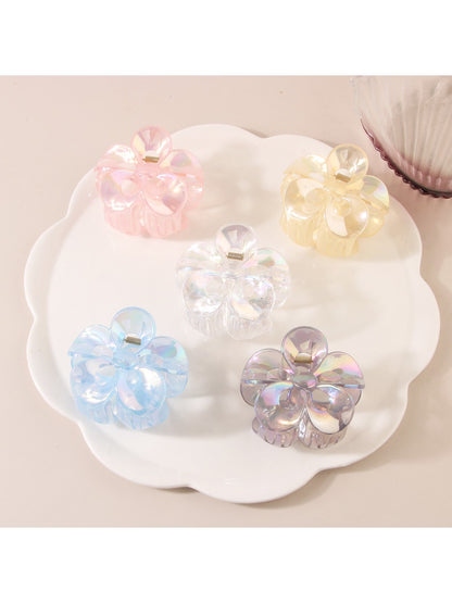Beau - Colorful Hollow Out Flower Hair Claw Clip