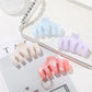 Beau - Marbled Finish Plastic Shark Style Claw Clip