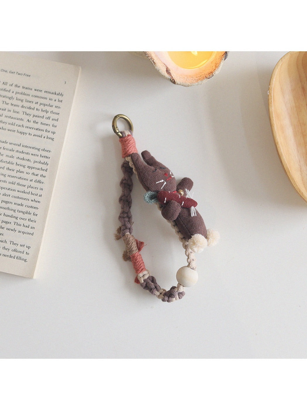 Keypus - Cute Bunny Phone Strap