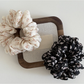 Gifty - Vintage Floral Ruffled Polyester Scrunchie