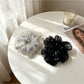 Gifty - Sheer Ruffle Beaded Polyester Scrunchie