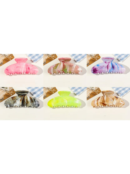 Beau - Marble Pattern Hair Claw Clip