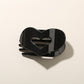 Beau - Heart Cutout Matte Hair Clip