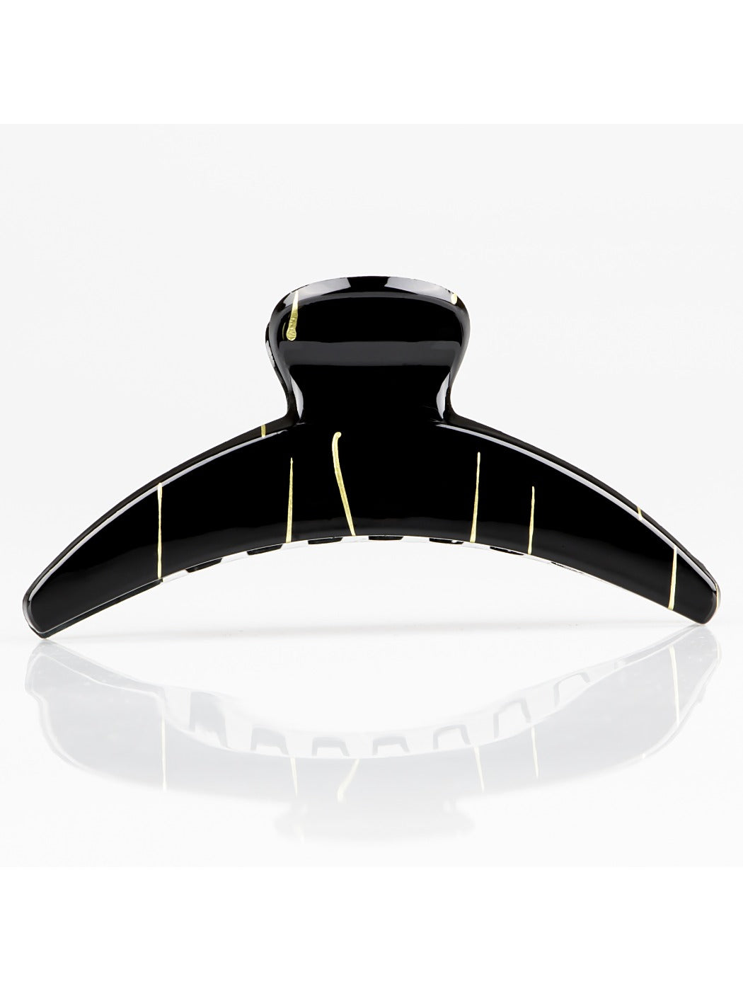 Beau - Minimalist Striped Crescent Hair Claw Clip