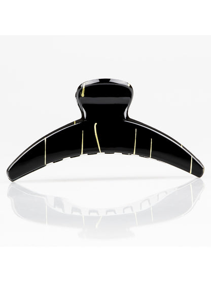 Beau - Minimalist Striped Crescent Hair Claw Clip