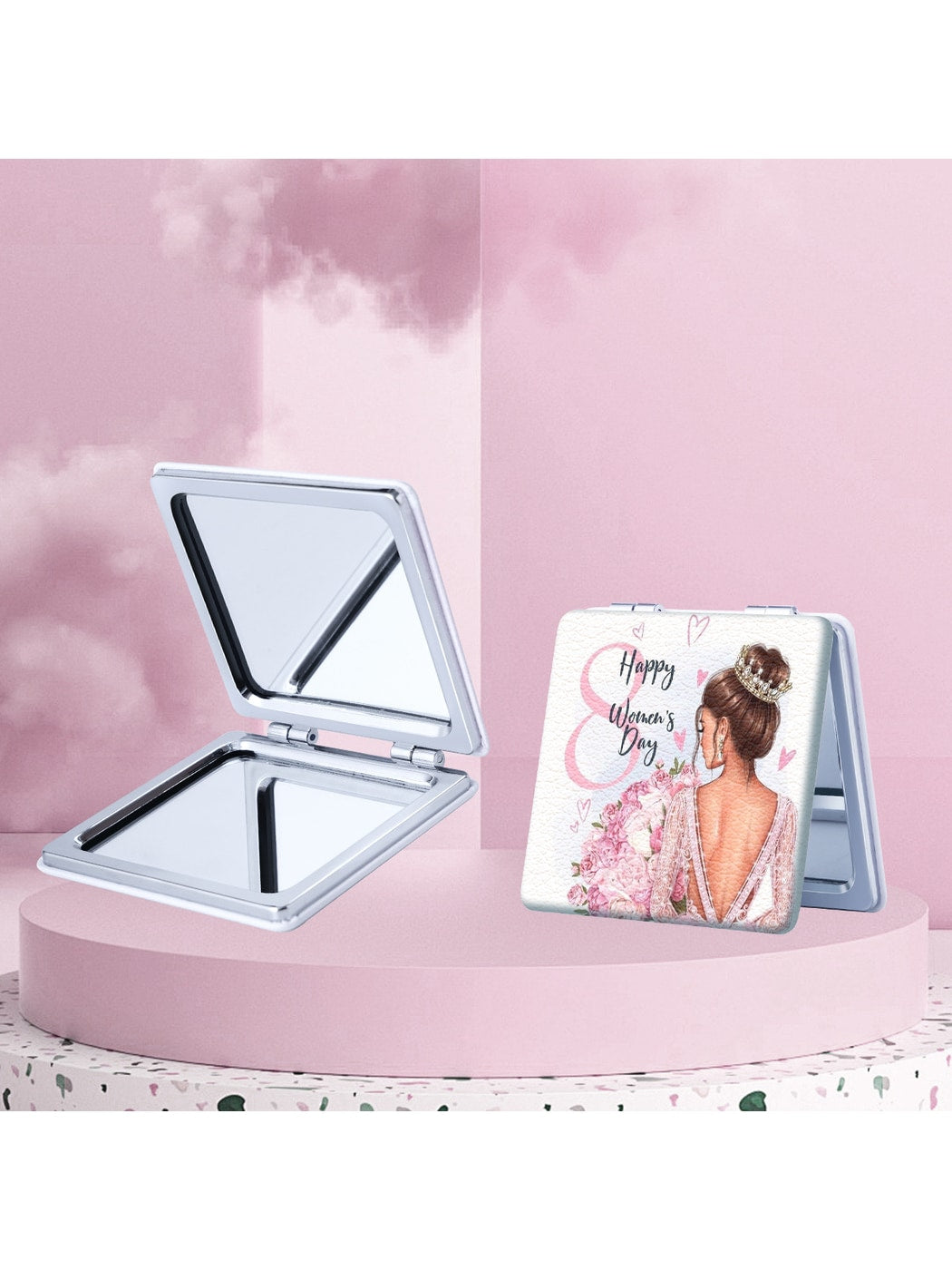 Mirroray - Women's Day Theme Makeup Mirror