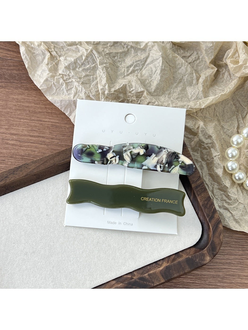 Beau - Elegant Fashionable Acetate Hair Clip