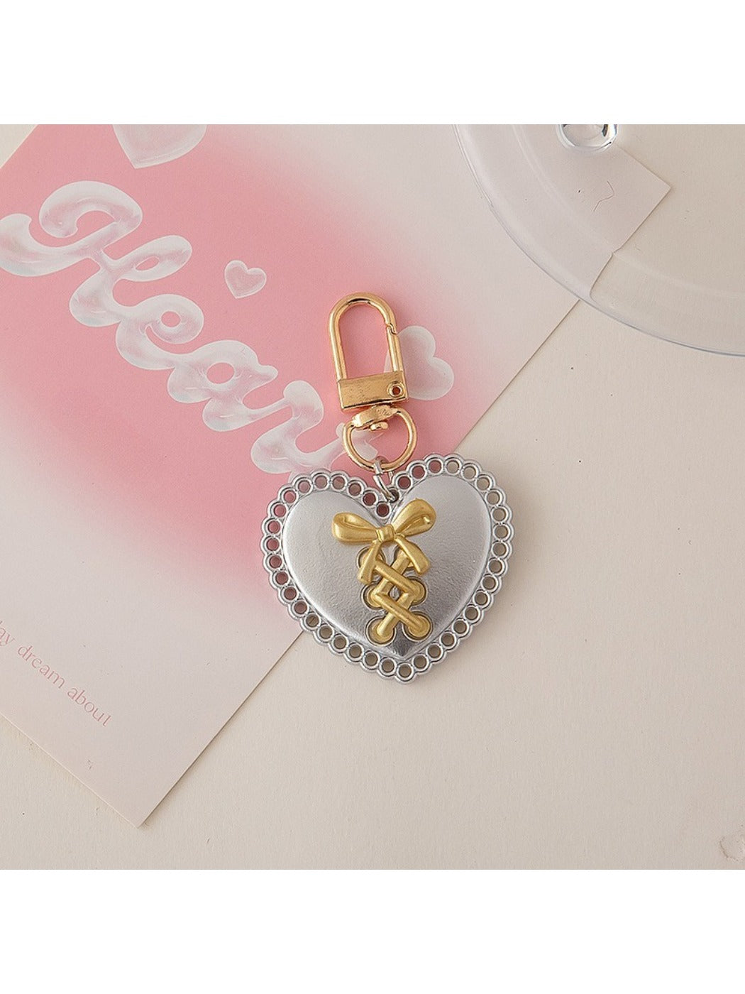 Keypus - Lovely Heart Shaped Keychain