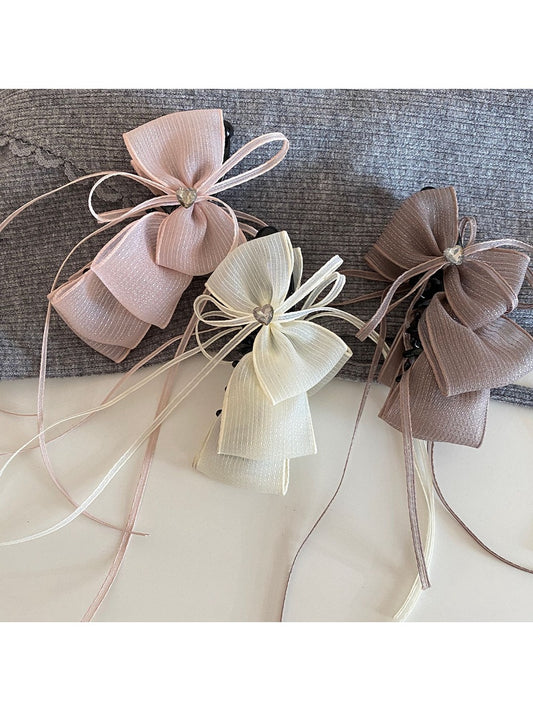 Beau - Mesh Bow Hair Clip