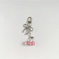 Keypus - Alloy Plastic Cherry Bow Lanyard Keychain