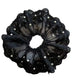 Gifty - Lace Embroidered Mesh Ruffle Scrunchie