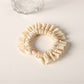 Gifty - Solid Color Satin Finish Ruffle Scrunchie