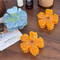 Beau - Large Acetate Flower Hair Clip High Ponytail