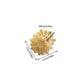 Beau - Minimalist Petal Shape Floral Claw Hair Clip