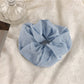 Gifty - Solid Color Polyester Fabric Scrunchie