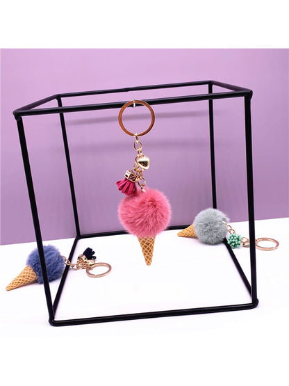 Keypus - Ice Cream Shaped Bag Charm Keychain