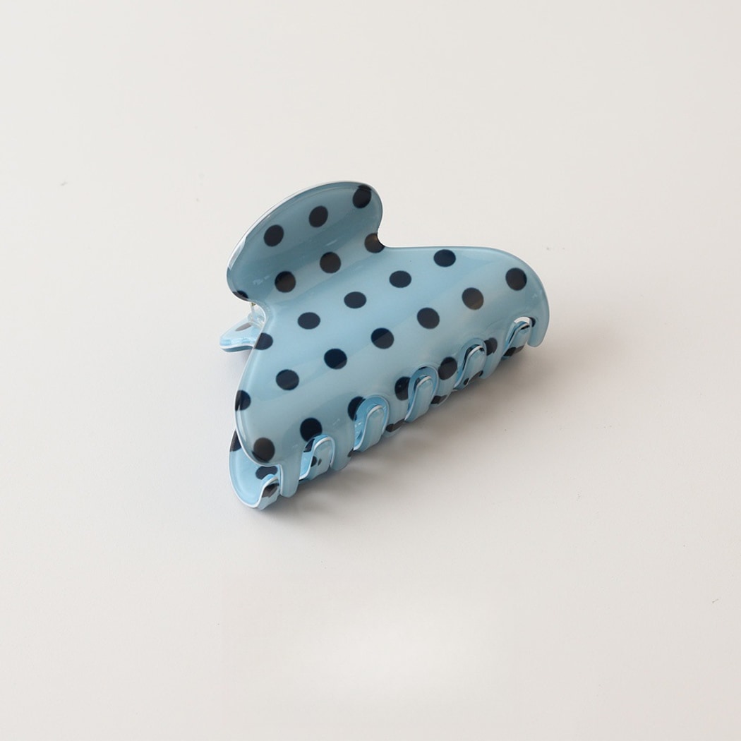 Beau - Simple Dot Pattern PVC Claw Clip