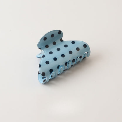 Beau - Simple Dot Pattern PVC Claw Clip