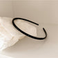 Gifty vintage chic thin headband in light brown shade with subtle sheen