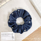 Gifty - Denim Blue Fabric Hair Tie