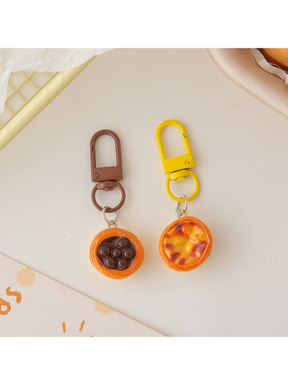 Keypus - Cute Egg Tart Keychain