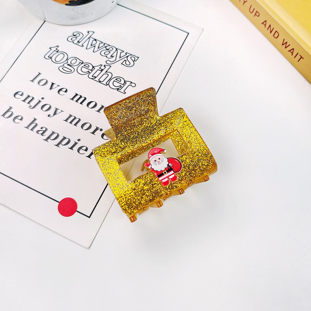 Beau - Cute Rectangle Christmas Claw Clip