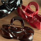 Beau - Glossy Bow Shape Geometric Claw Clip
