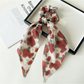 Gifty - Floral Long Tail High Stretch Scrunchie